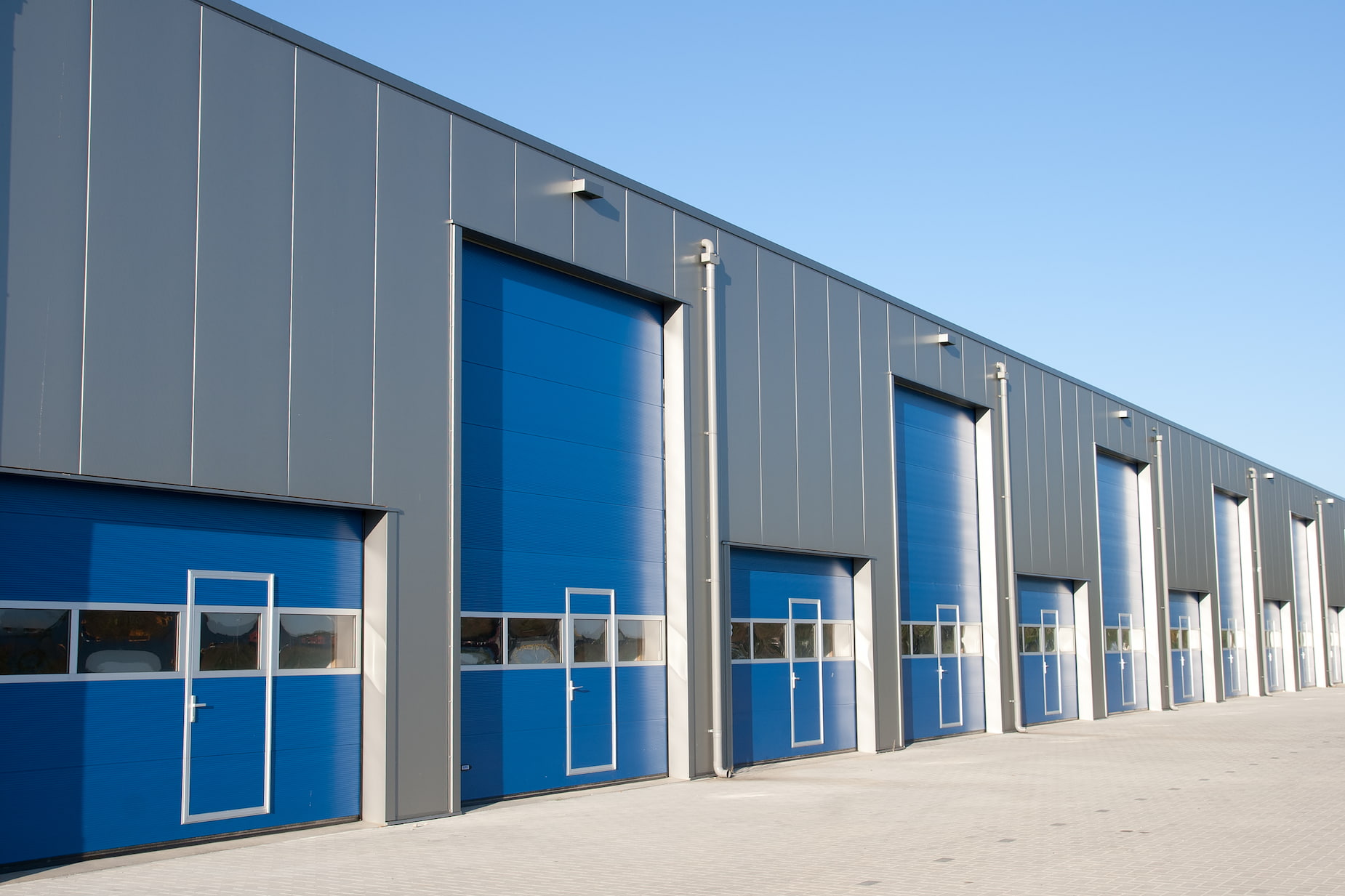Warehouse with Heating Installed